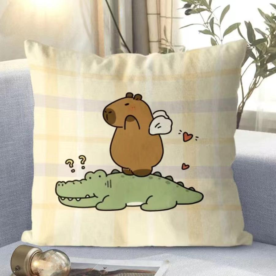 Capybara Cute Throw Pillow Cartoon Square Pillows Kawaii Anime Soft Waist Sofa Cushion Car Home Bedroom Decoration
Capybara Cute Throw Pillow Cartoon Square Pillows Kawaii Anime Soft Waist Sofa Cushion Car Home Bedroom Decoration