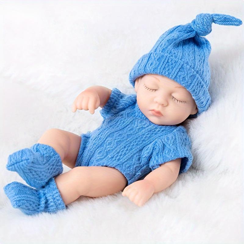 18cm 7in Realistic Reborn Baby Doll Blue Outfit Lifelike Sleeping Pose Soft Vinyl Christmas Gift Collectors Kids Handmade синій
18cm 7in Realistic Reborn Baby Doll Blue Outfit Lifelike Sleeping Pose Soft Vinyl Christmas Gift Collectors Kids Handmade синій