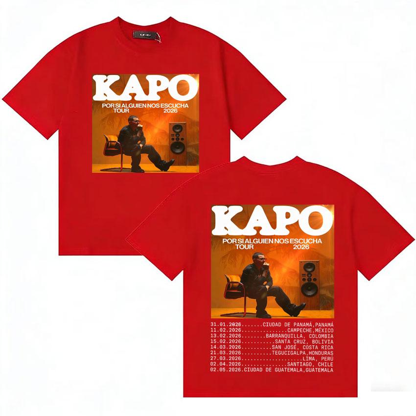 Hot Rapper Kapo 2026 Por Si Alguien Nos Escucha Music Tees Unisexs Womens Loose ONeck Summer TShirts Double Sided Print Cozy Tops S
Hot Rapper Kapo 2026 Por Si Alguien Nos Escucha Music Tees Unisexs Womens Loose ONeck Summer TShirts Double Sided Print Cozy Tops S
