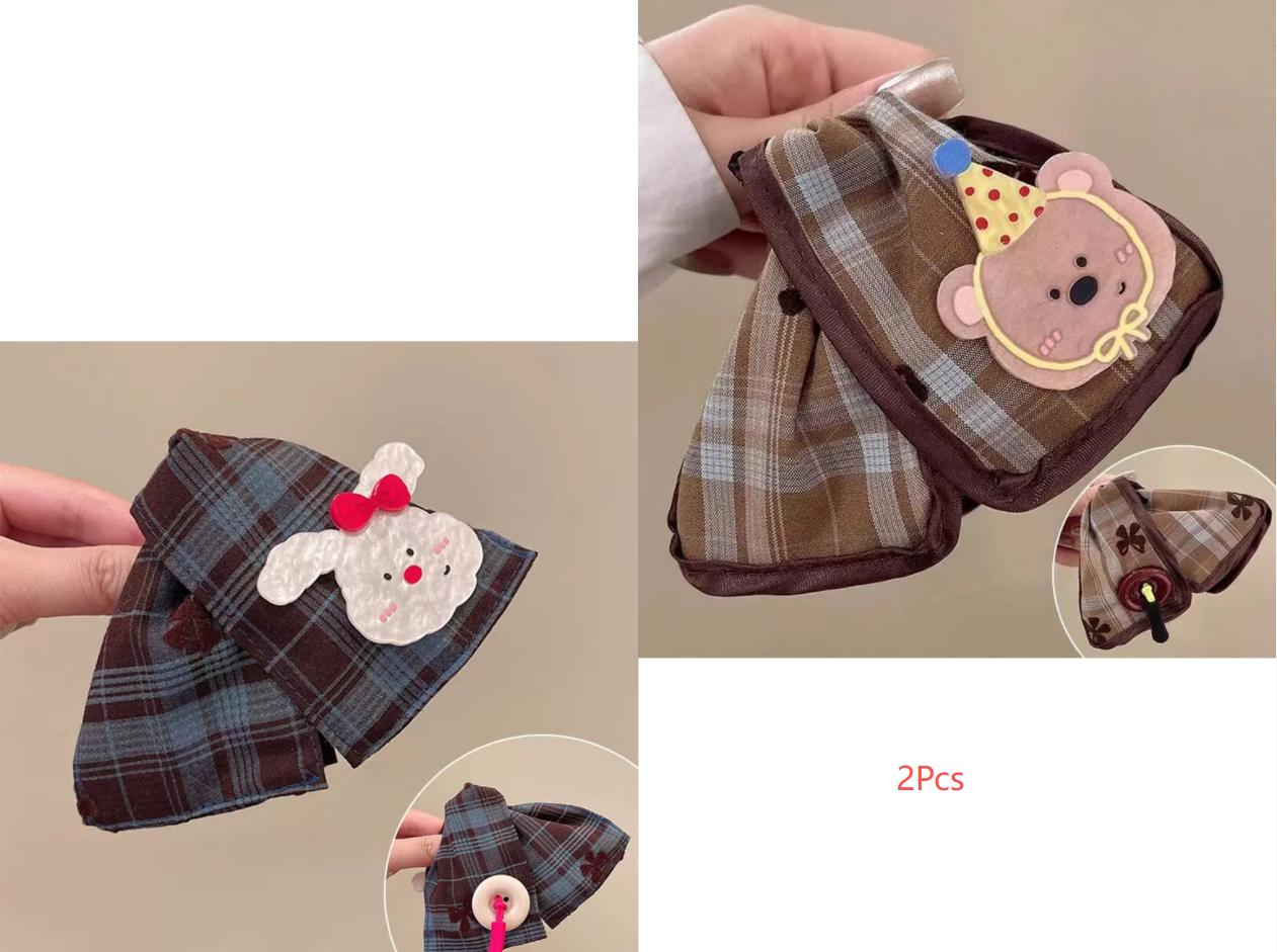 2Pcs Fashionable Women s Hair Claws Plaid Cartoon Simple Cute Kawaii Versatile Hair Grabs Retro Sweet Hair Accessories For Girls
2Pcs Fashionable Women s Hair Claws Plaid Cartoon Simple Cute Kawaii Versatile Hair Grabs Retro Sweet Hair Accessories For Girls