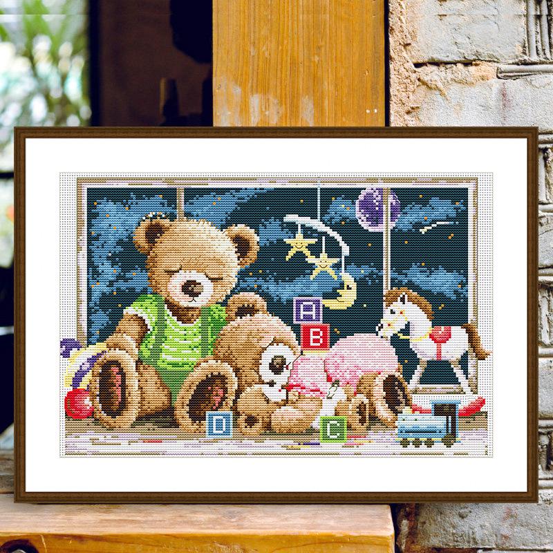 Весенняя детская комната своими руками: Вышивка крестом с мультяшными животными Eco Cotton - Goodnight Bear Family
Весенняя детская комната своими руками: Вышивка крестом с мультяшными животными Eco Cotton - Goodnight Bear Family