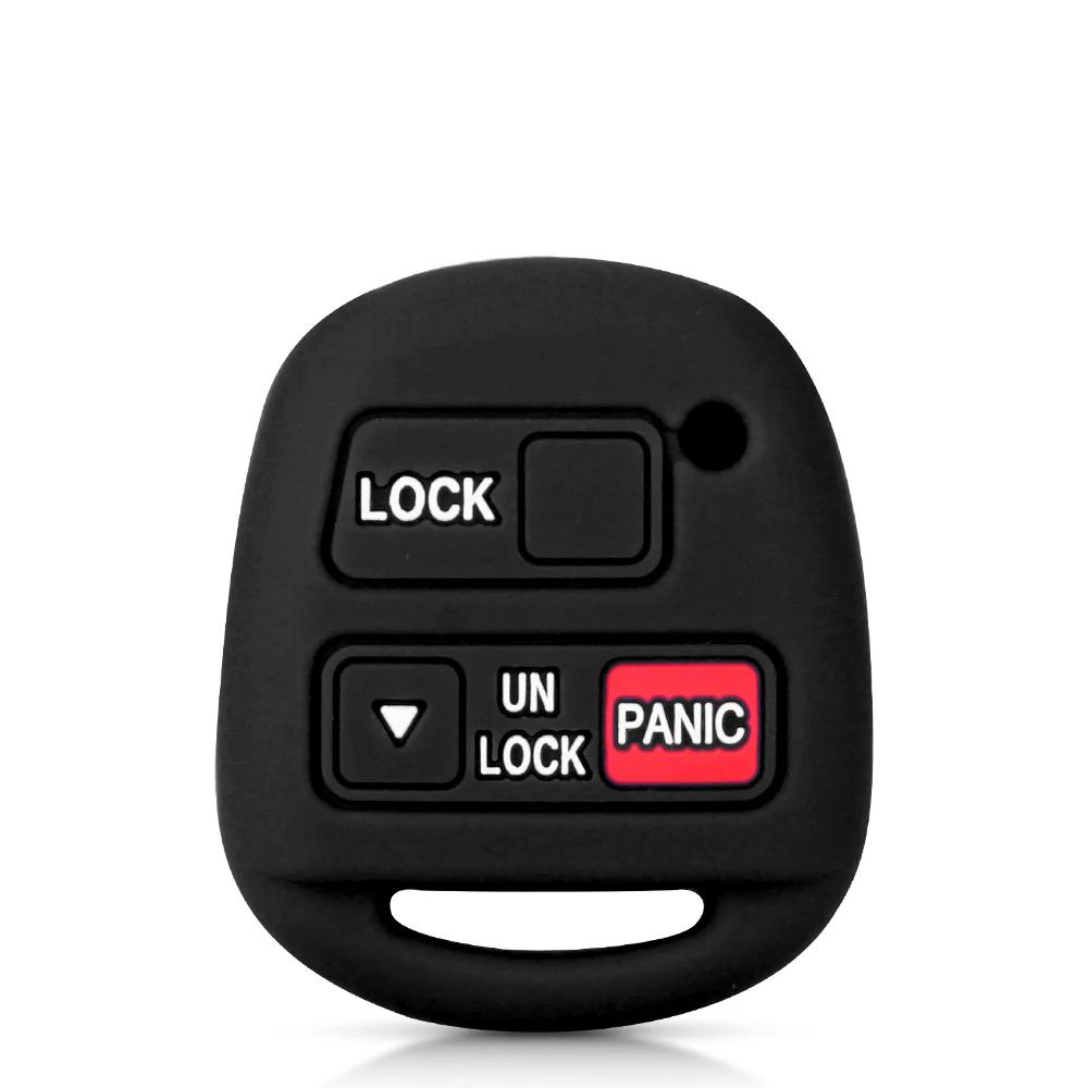 3 Buttons Silicone Car Key Case For TOYOTA Avensis Camry Corolla For Lexus ES330 RX330 GS300 Fob Protect Remote Key Shell чорний
3 Buttons Silicone Car Key Case For TOYOTA Avensis Camry Corolla For Lexus ES330 RX330 GS300 Fob Protect Remote Key Shell чорний