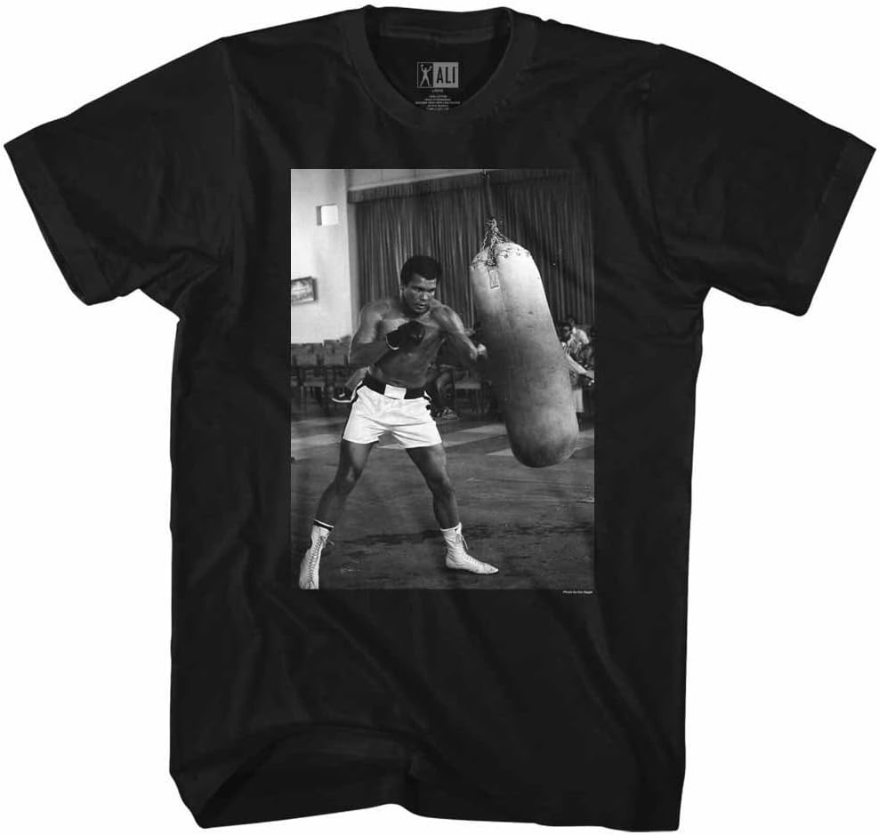 Muhammad Ali 60s Training Boxing Punches On Punching Bag Adult T-Shirt Tee 5XL різнокольоровий
Muhammad Ali 60s Training Boxing Punches On Punching Bag Adult T-Shirt Tee 5XL різнокольоровий