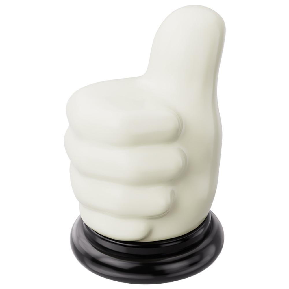 ABS Toothpick Storage Box Thumb Shape Toothpick Dispenser Home Decorations Ornament білий
ABS Toothpick Storage Box Thumb Shape Toothpick Dispenser Home Decorations Ornament білий
