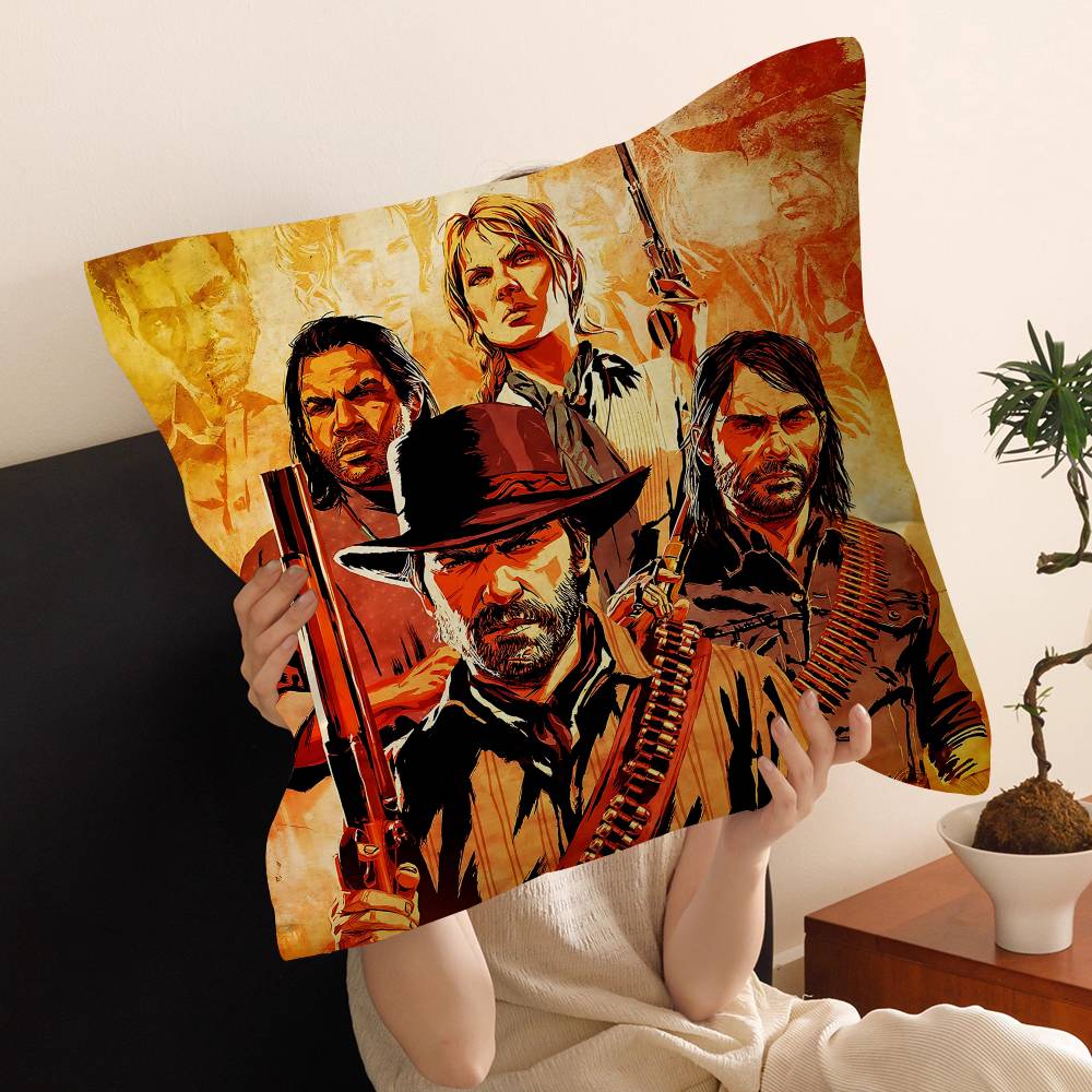 Game TV RRedDDeadRRedemption 2 Cushion Cover Inches Farmhouse Decor Home Throw Pillow Covers For Couch Decorations 30x30 cm
Game TV RRedDDeadRRedemption 2 Cushion Cover Inches Farmhouse Decor Home Throw Pillow Covers For Couch Decorations 30x30 cm