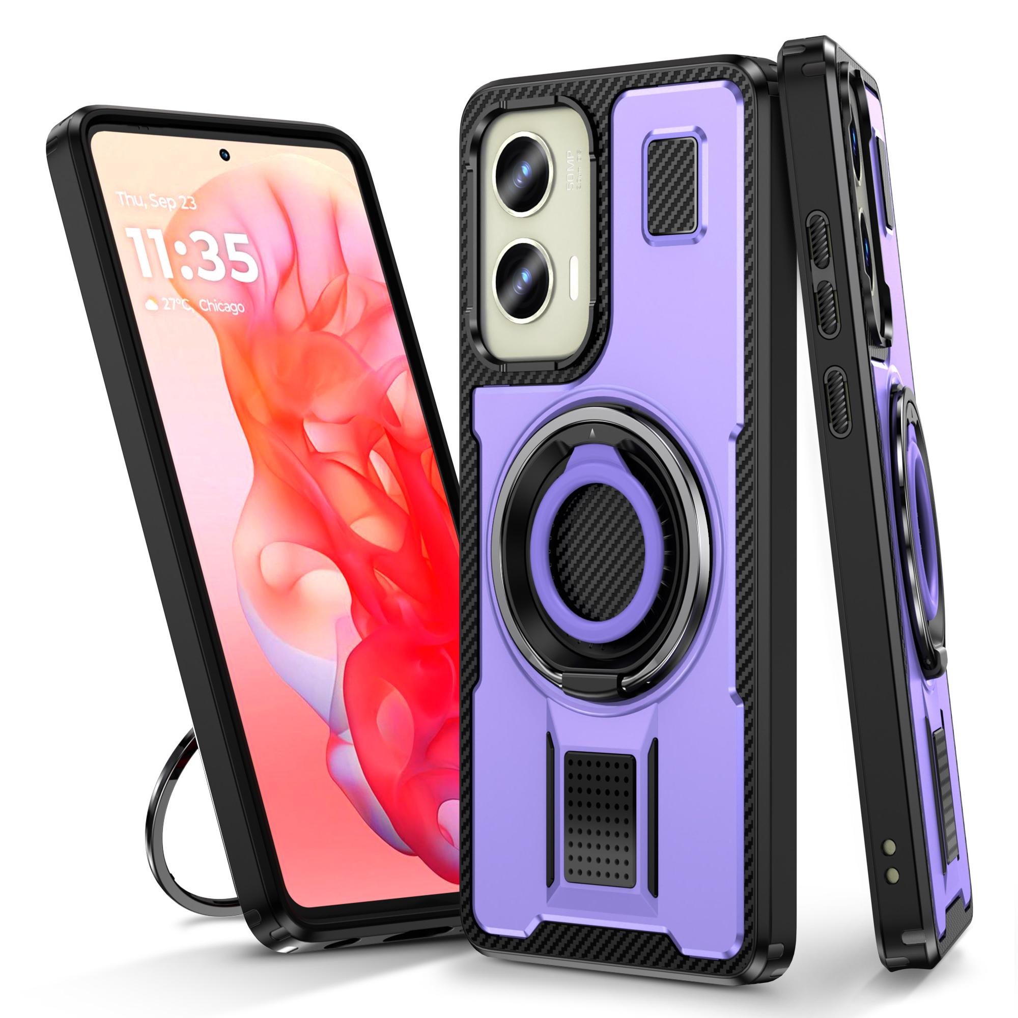 For Motorola Moto G Stylus 5G (2024) Case TPU+PC Kickstand Phone Cover with Silicone Finger Strap Purple
For Motorola Moto G Stylus 5G (2024) Case TPU+PC Kickstand Phone Cover with Silicone Finger Strap Purple