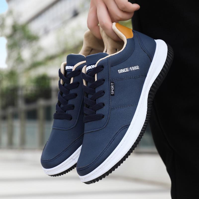 Spring and autumn leather sports and leisure single shoes lace-up black medium kitchen dirt-resistant travel shoes 44
Spring and autumn leather sports and leisure single shoes lace-up black medium kitchen dirt-resistant travel shoes 44
