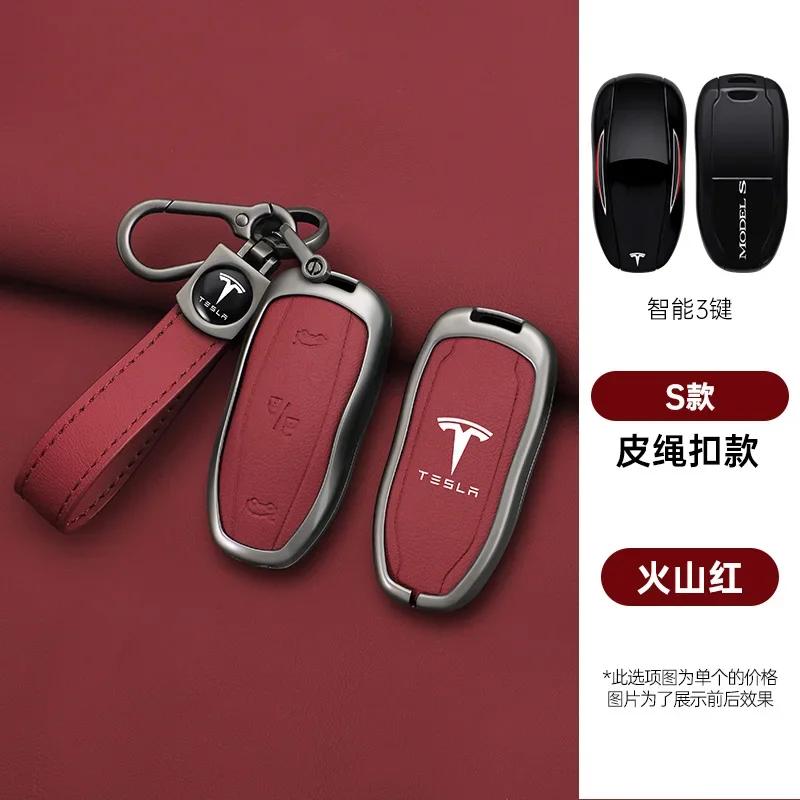 Car Sticker 2025 New Tesla Zinc Alloy Leather Car Fob Smart Remote Key Case Cover Holder For Tesla Model 3 Model S Model Y Prote
Car Sticker 2025 New Tesla Zinc Alloy Leather Car Fob Smart Remote Key Case Cover Holder For Tesla Model 3 Model S Model Y Prote