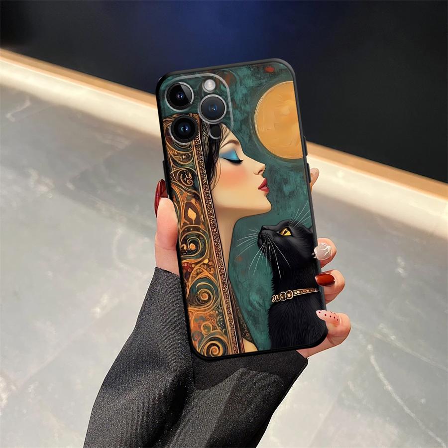 Black Soft Phone Cover Case for iPhone 17Air XS Max XR 7 8 15 16 14 Plus 13 12 11 17 Pro Max Cartoon Cat iPhone17
Black Soft Phone Cover Case for iPhone 17Air XS Max XR 7 8 15 16 14 Plus 13 12 11 17 Pro Max Cartoon Cat iPhone17