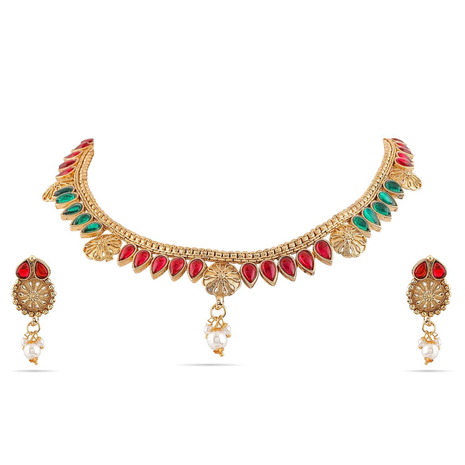 Набір кольє Традиційні стильні ювелірні вироби Подарунок для жінок та дівчат
Набір кольє Традиційні стильні ювелірні вироби Подарунок для жінок та дівчат