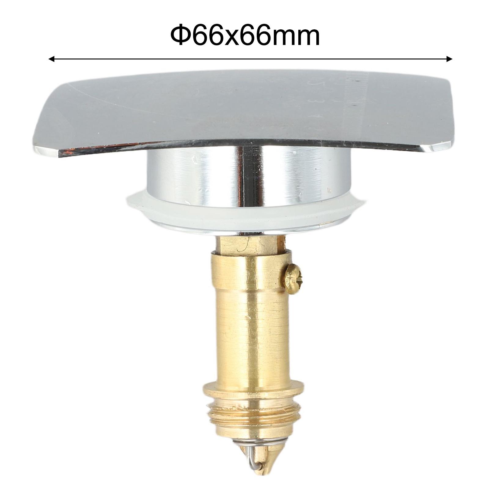 Easily Operable 66mm Click Clack Brass Basin Drain Cover for Bathrooms
Easily Operable 66mm Click Clack Brass Basin Drain Cover for Bathrooms