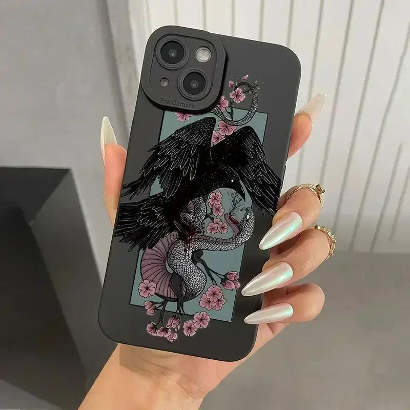Snake Graphic Phone Case For iPhone 16 15 14 11 12 13 Pro Max 16 15 14 Plus Shockproof Matte Soft Tpu Silicone Cover iPhone 16
Snake Graphic Phone Case For iPhone 16 15 14 11 12 13 Pro Max 16 15 14 Plus Shockproof Matte Soft Tpu Silicone Cover iPhone 16