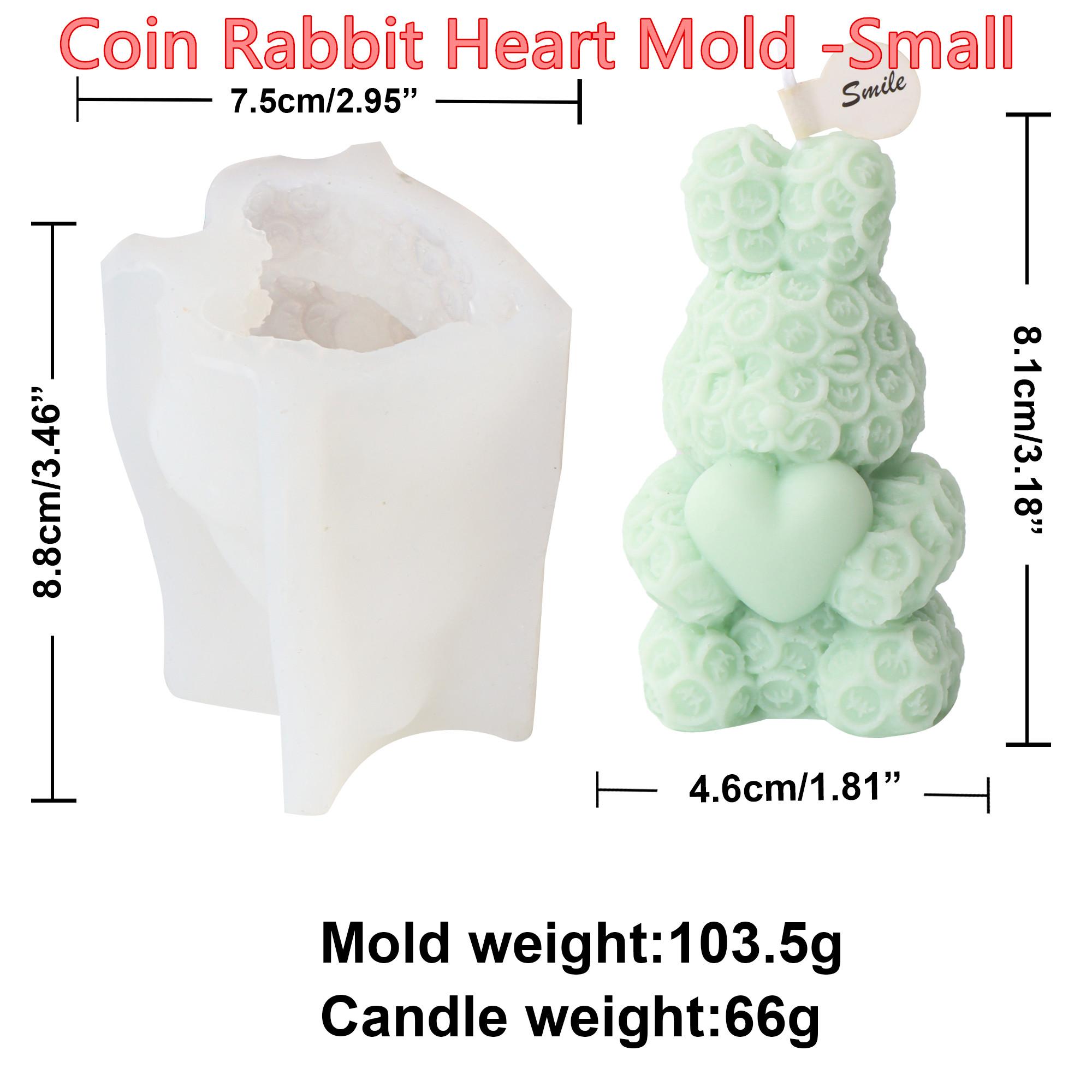 Gold Coin Pot Silicone money rabbit silicone candle mold flower rose heart bank gold coin silicone mold Aromatherapy
Gold Coin Pot Silicone money rabbit silicone candle mold flower rose heart bank gold coin silicone mold Aromatherapy