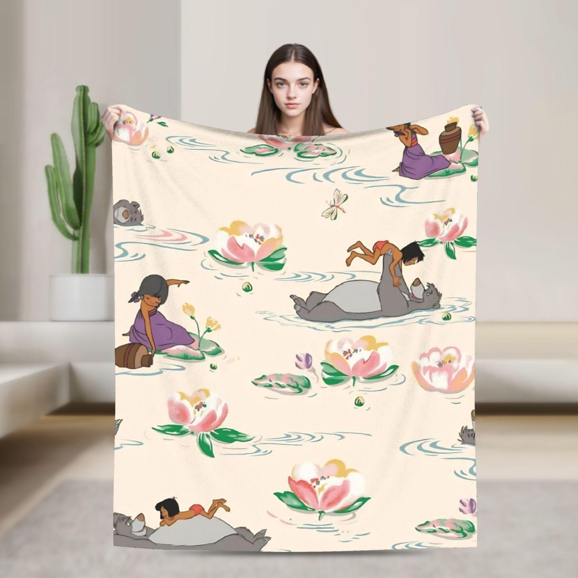 Warm Soft Blanket Decorative The Jungle Book Throw Blanket Flannel Bedspread For Couch Chair Fluffy Sofa Bed Cover 75x90cm
Warm Soft Blanket Decorative The Jungle Book Throw Blanket Flannel Bedspread For Couch Chair Fluffy Sofa Bed Cover 75x90cm