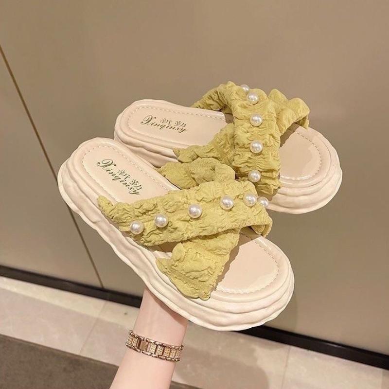 Platform Home Woman Slippers Height Jewels Summer Shoes for Women 2024 House Rhenstone Crystals Sandals Thick Slides Easy Wears 41
Platform Home Woman Slippers Height Jewels Summer Shoes for Women 2024 House Rhenstone Crystals Sandals Thick Slides Easy Wears 41