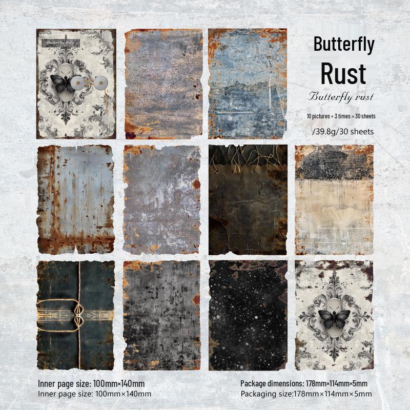 Speckled Rust Shadow Series Journal: Lightweight Paper & European Retro Design for DIY Collage - 6 Styles
Speckled Rust Shadow Series Journal: Lightweight Paper & European Retro Design for DIY Collage - 6 Styles
