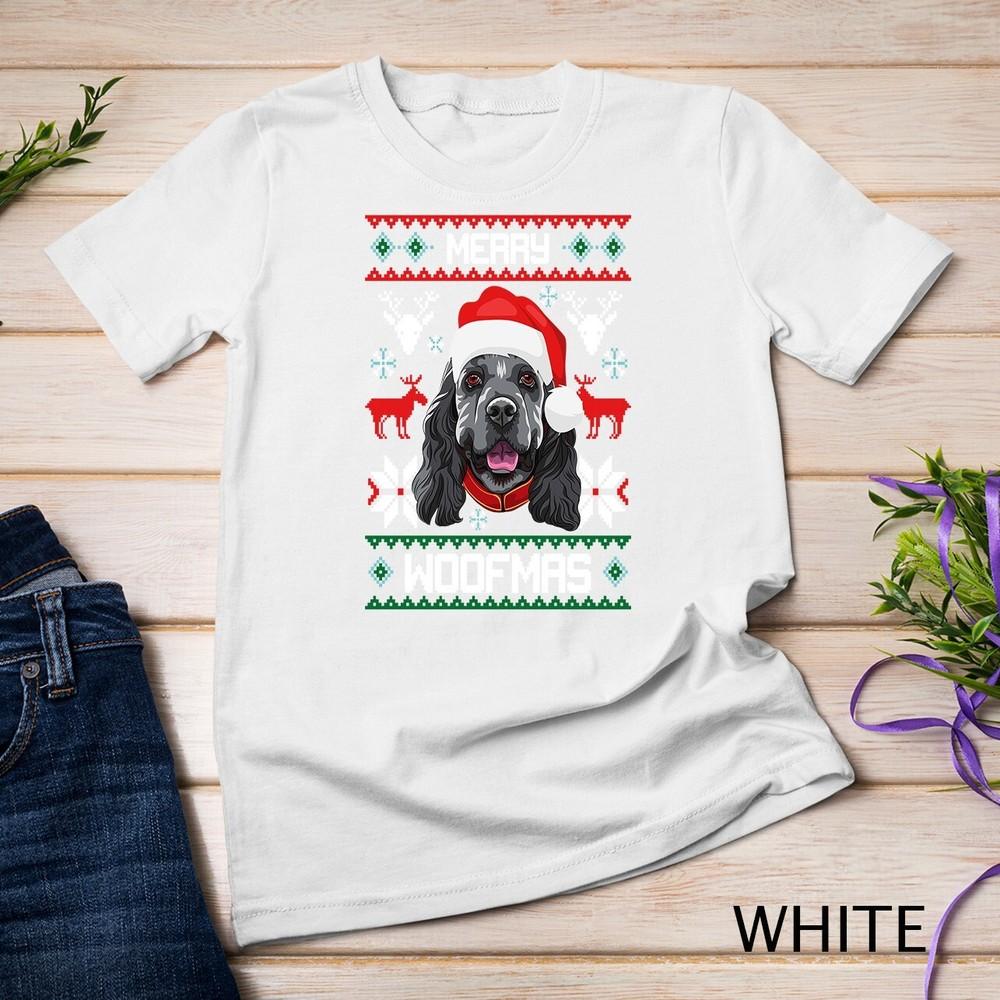 Cocker Spaniel Gift For Merry Christmas Woofmas Clothes Unisex T-shirt S
Cocker Spaniel Gift For Merry Christmas Woofmas Clothes Unisex T-shirt S