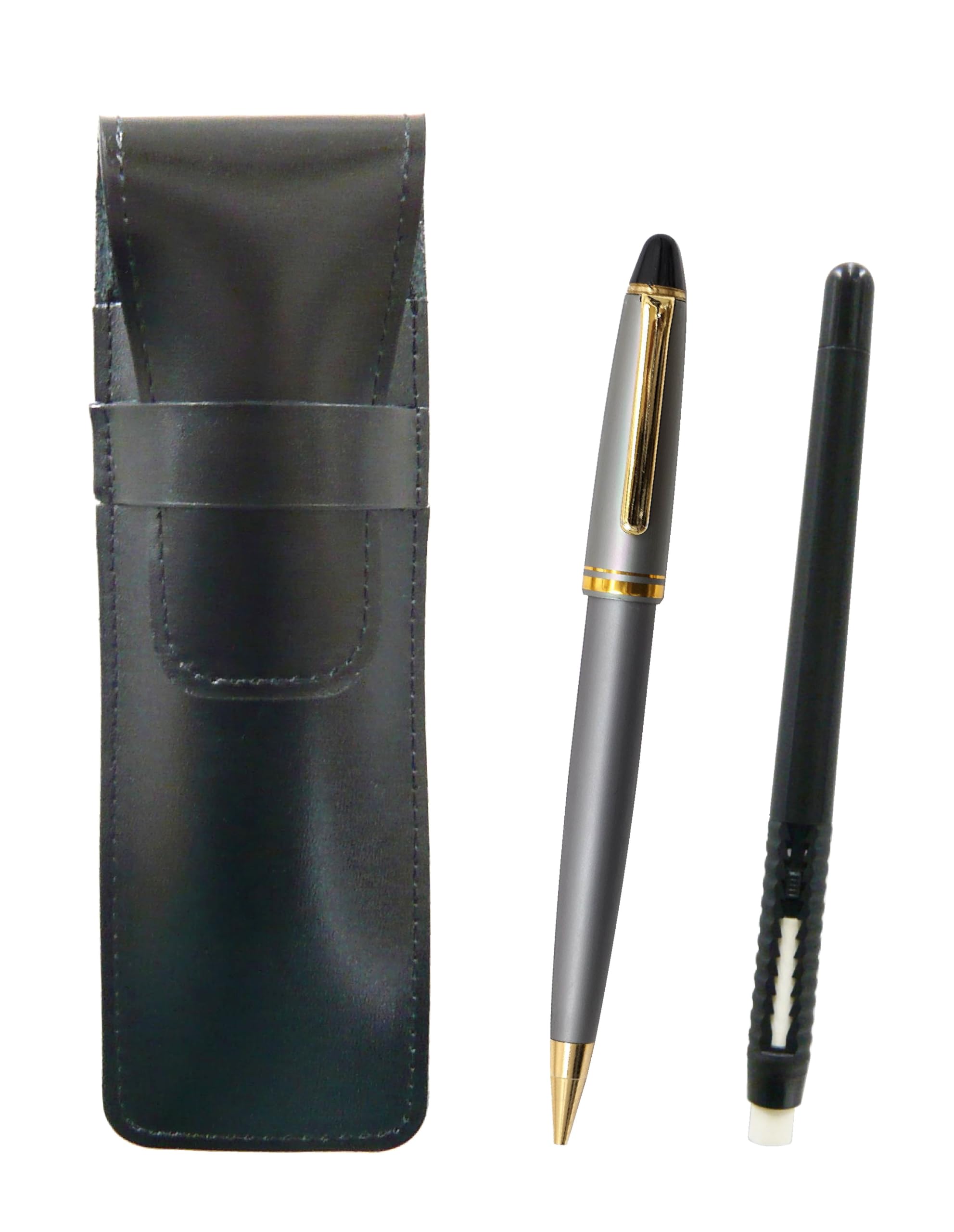 Slim cowhide pencil case black eraser black and neo satin gray processing retro mechanical pencil set pen-shaped D-1000 T23-ASBMC46B-1000HS
Slim cowhide pencil case black eraser black and neo satin gray processing retro mechanical pencil set pen-shaped D-1000 T23-ASBMC46B-1000HS