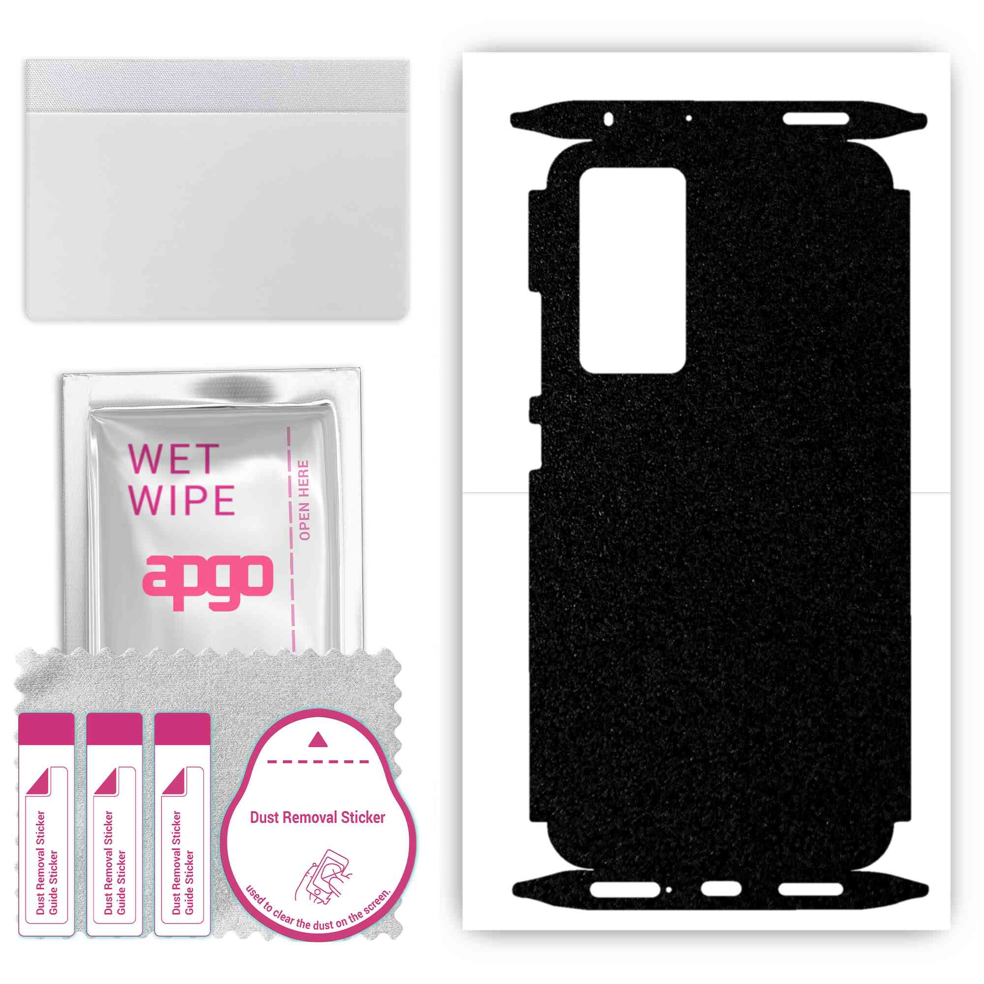 apgo Protective Skin Sticker for the back+sides compatible with Xiaomi 12, Full Wrap Film, Foil, Vinyl - Pattern Matte Black
apgo Protective Skin Sticker for the back+sides compatible with Xiaomi 12, Full Wrap Film, Foil, Vinyl - Pattern Matte Black