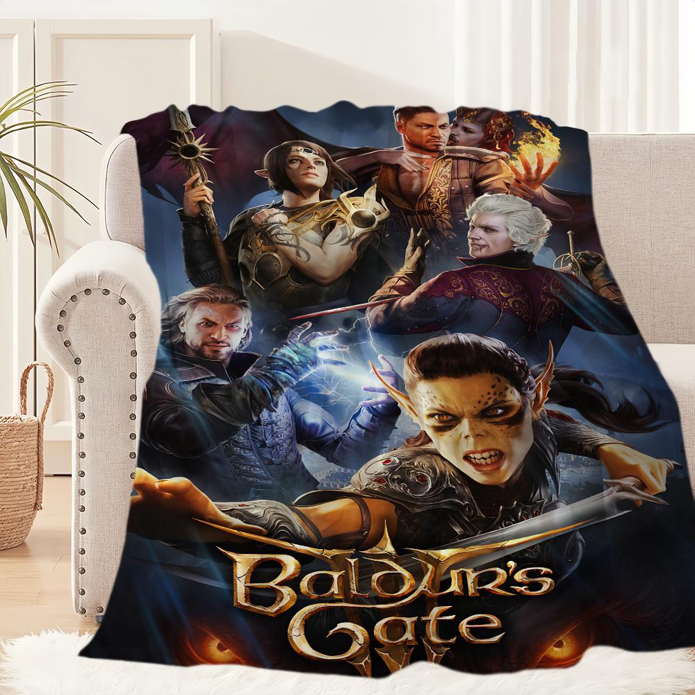 Игровое одеяло Плюшевый коврик для дивана и сна Гостиная B-Baldurs G-Gate 3 Теплый Офис Спальня День Рождения Дом Путешествия Детские Подарки 75x90cm
Игровое одеяло Плюшевый коврик для дивана и сна Гостиная B-Baldurs G-Gate 3 Теплый Офис Спальня День Рождения Дом Путешествия Детские Подарки 75x90cm