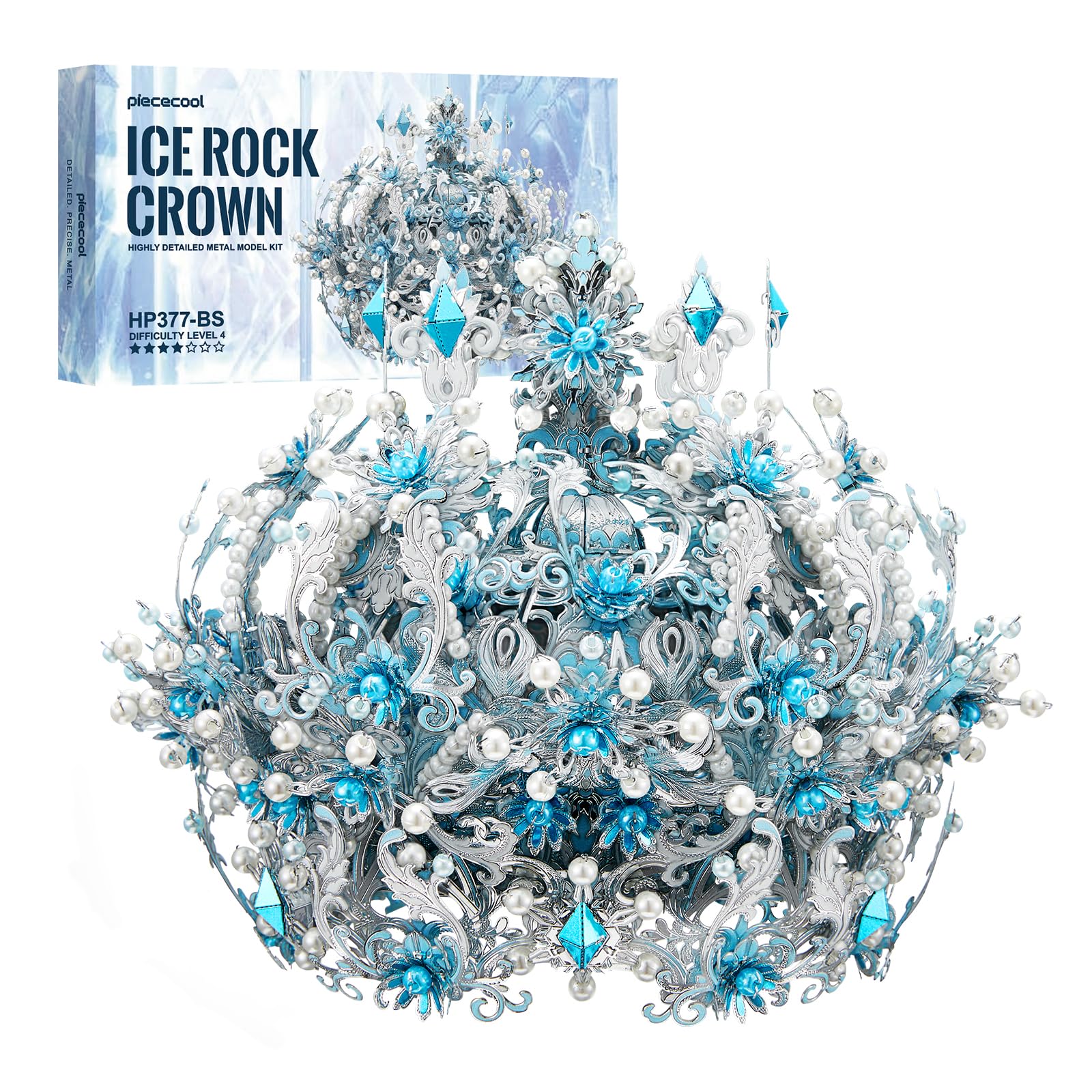 Piececool 3D Puzzle Metal Ice and Snow Crown Metallic Nano Puzzle 3D Puzzle Требуется сборка Клей не требуется 4 звезды Уровень сложности Средний
Piececool 3D Puzzle Metal Ice and Snow Crown Metallic Nano Puzzle 3D Puzzle Требуется сборка Клей не требуется 4 звезды Уровень сложности Средний