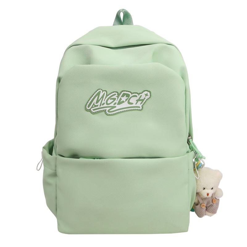 Korean version of simple letter labeling, large-capacity travel commuting computer bag, student schoolbag, lightweight backpack Large without pendant зелений
Korean version of simple letter labeling, large-capacity travel commuting computer bag, student schoolbag, lightweight backpack Large without pendant зелений