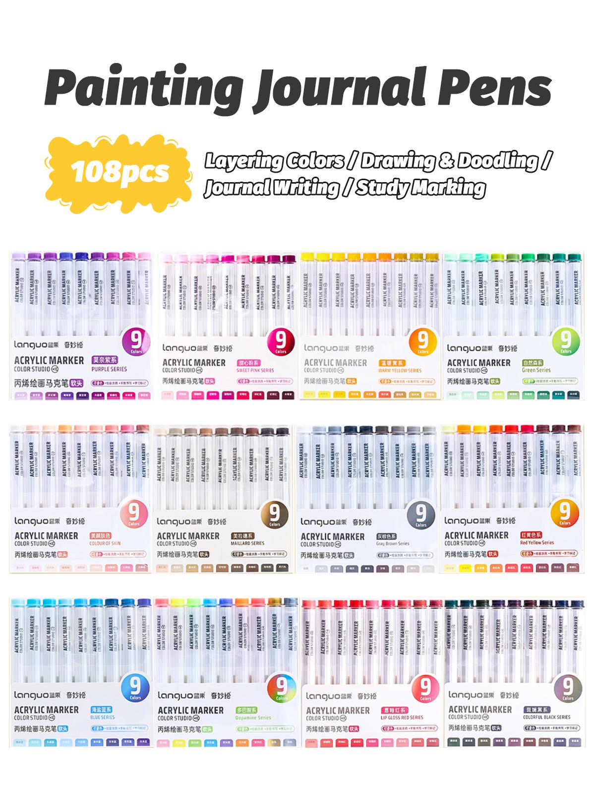 Акриловий маркер Languo з м яким наконечником для малювання художника, швидковисихаючий, для DIY-крафтів, студентського графіті, акрилові фарби, безпечні для дітей
Акриловий маркер Languo з м яким наконечником для малювання художника, швидковисихаючий, для DIY-крафтів, студентського графіті, акрилові фарби, безпечні для дітей