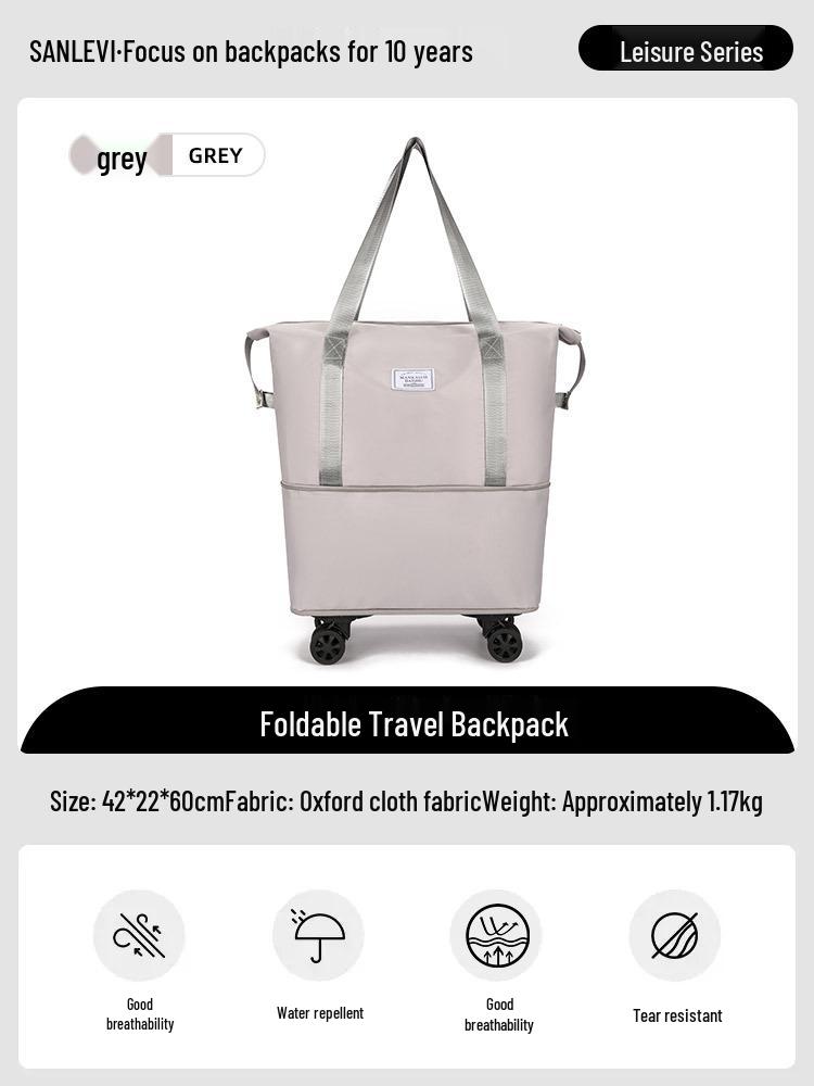 Складная дорожная сумка на колесах - Легкая, расширяемая и портативная для хранения вещей для мужчин и женщин
Складная дорожная сумка на колесах - Легкая, расширяемая и портативная для хранения вещей для мужчин и женщин