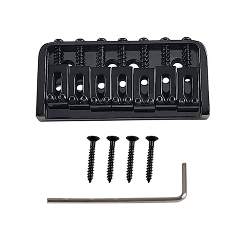 7 String Hard Tail Fixed Guitar Bridge with Screws & Wrench Top Load Tailpiece for Precisions Electric Instrument чёрный
7 String Hard Tail Fixed Guitar Bridge with Screws & Wrench Top Load Tailpiece for Precisions Electric Instrument чёрный