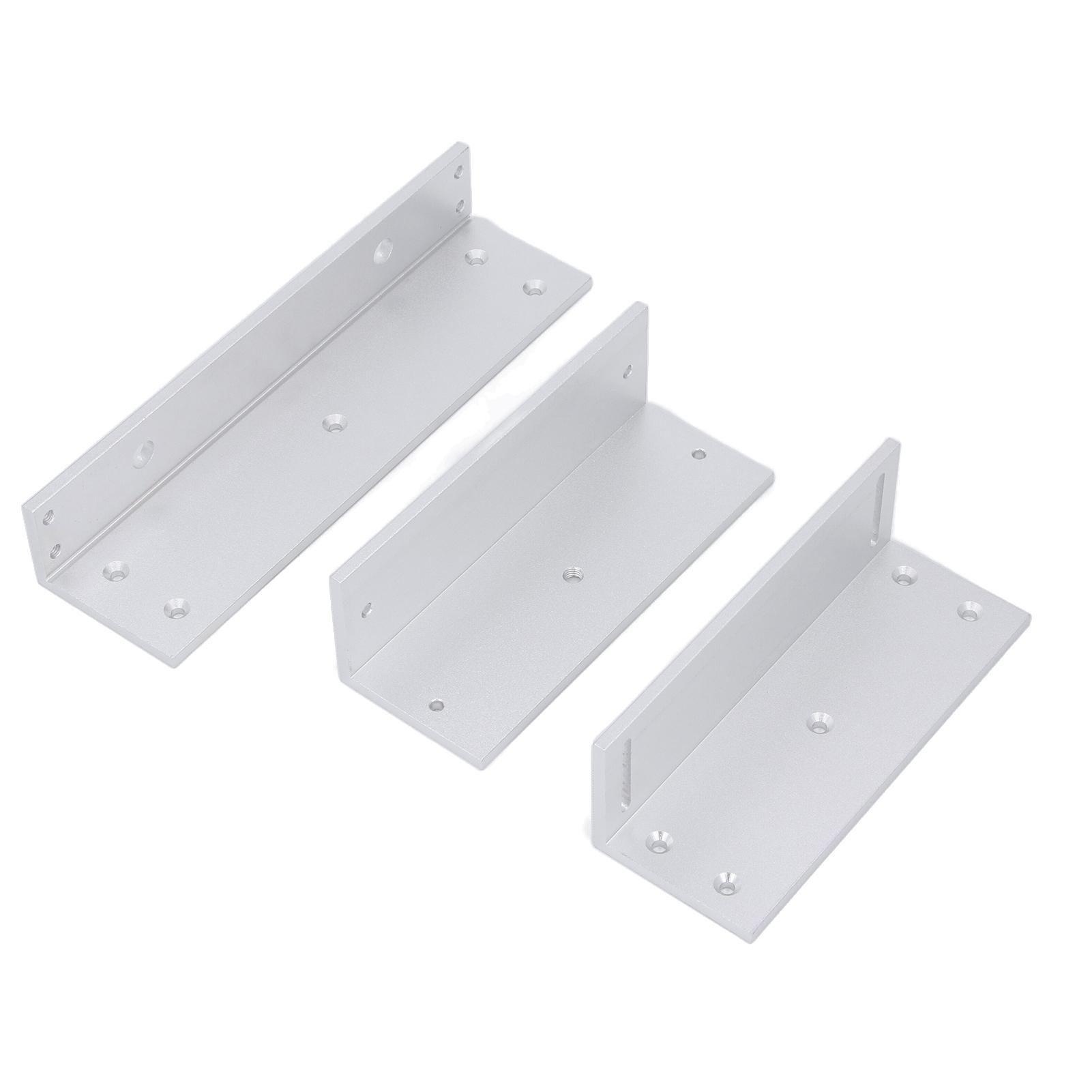 Aluminum Alloy Z and L Bracket for Single Door 500KG 1200lbs Holding Force Electromagnetic Lock Matching Bracket for Inward Door
Aluminum Alloy Z and L Bracket for Single Door 500KG 1200lbs Holding Force Electromagnetic Lock Matching Bracket for Inward Door