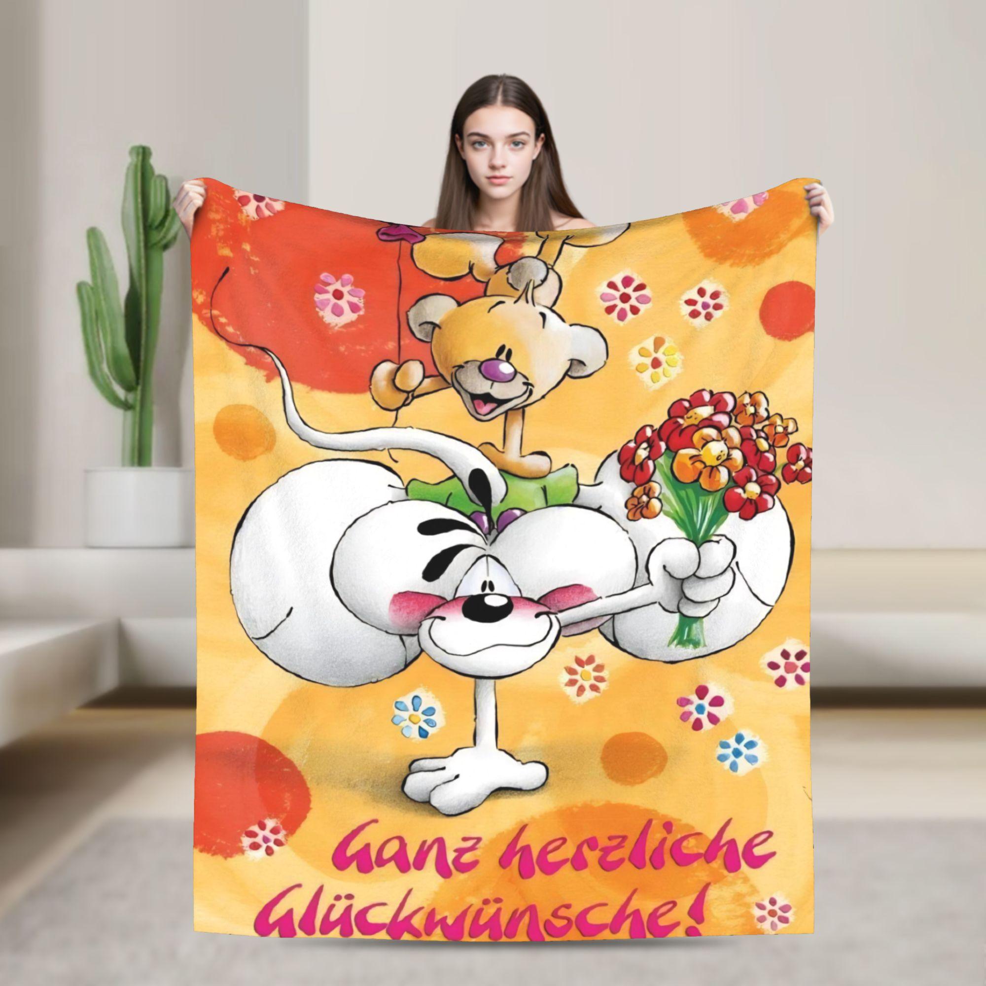 Cute Diddl Plush Blanket Kids Adult Flannel Throw Blanket For Couch Chair Soft Warm Custom Quality Bedspread Birthday Gift 75x90cm
Cute Diddl Plush Blanket Kids Adult Flannel Throw Blanket For Couch Chair Soft Warm Custom Quality Bedspread Birthday Gift 75x90cm