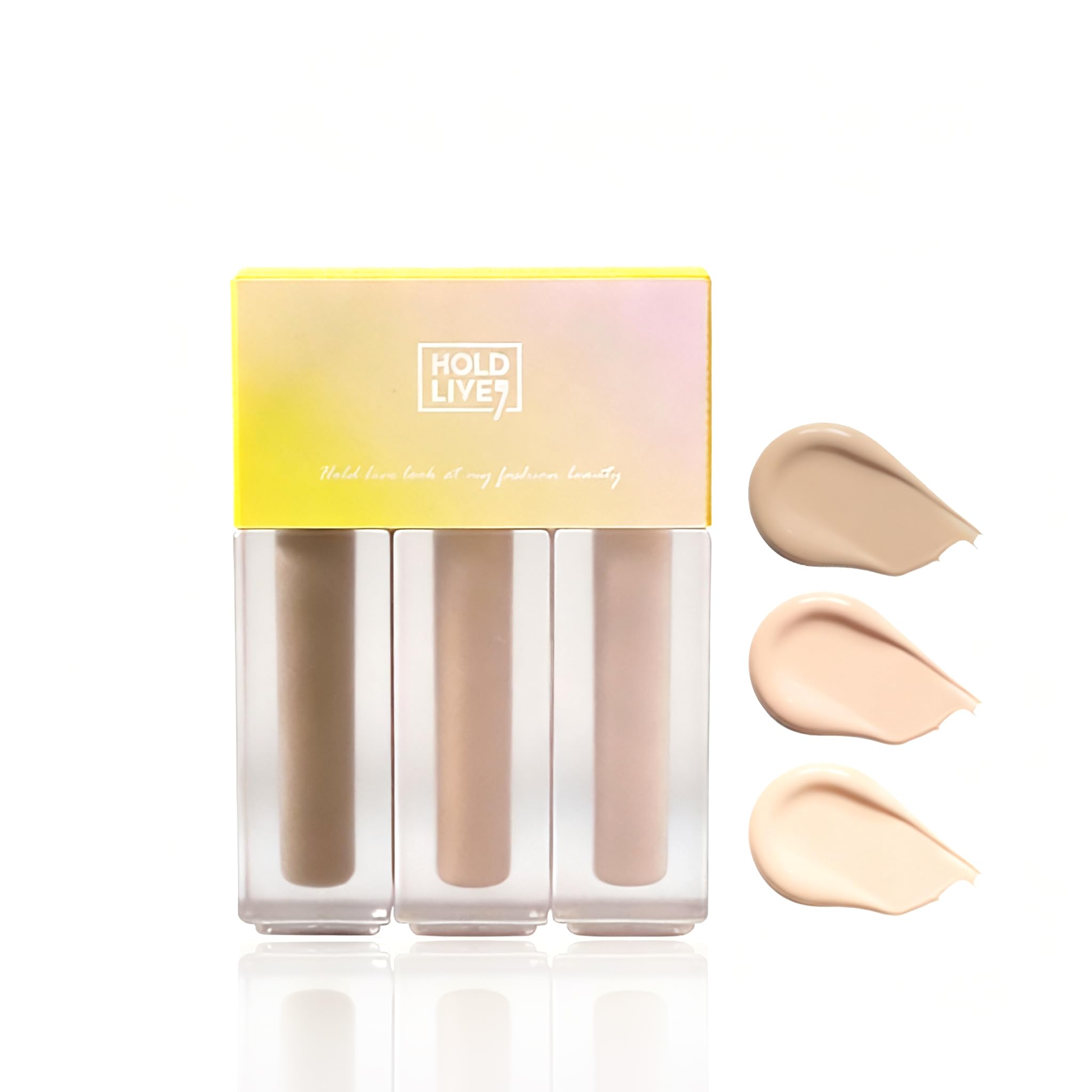 XIXI BOX Powder Foundation Concealer Liquid - High Coverage, Pore and Blemish Coverage, Moisturizing, Natural Makeup, Light Beige #H01 Basic Color
XIXI BOX Powder Foundation Concealer Liquid - High Coverage, Pore and Blemish Coverage, Moisturizing, Natural Makeup, Light Beige #H01 Basic Color