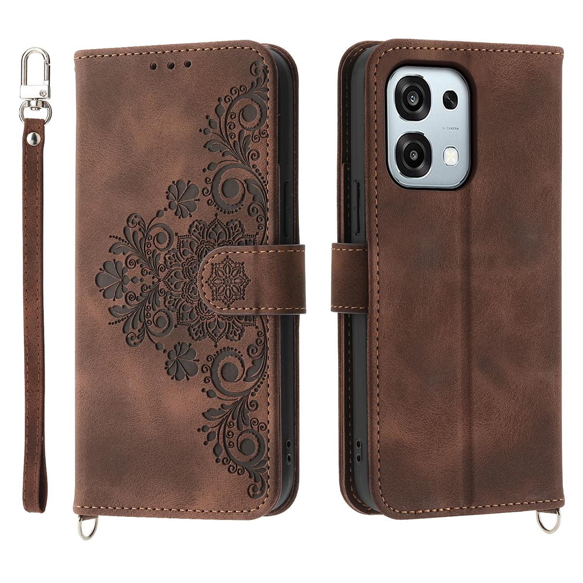 Wallet Case For Oppo F31 5G/A6 Pro 5G/A6 Pro 4G Flower Pattern PU Leather Phone Cover with Strap
Wallet Case For Oppo F31 5G/A6 Pro 5G/A6 Pro 4G Flower Pattern PU Leather Phone Cover with Strap
