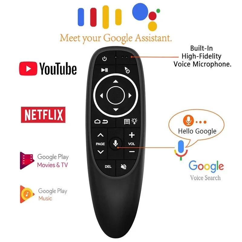 G10S Pro Voice Remote Control 2.4G Wireless Air Mouse Gyro Sensing Game IR Learning for Android TV BOX With USB Receiver
G10S Pro Voice Remote Control 2.4G Wireless Air Mouse Gyro Sensing Game IR Learning for Android TV BOX With USB Receiver