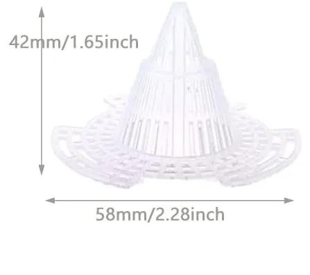 6PCS Flower Pot Hole Mesh Pad Plastic Cone Bottom Grid Gasket Drain Mat Cover Drainage Screen for Plants Bonsai Gardening
6PCS Flower Pot Hole Mesh Pad Plastic Cone Bottom Grid Gasket Drain Mat Cover Drainage Screen for Plants Bonsai Gardening