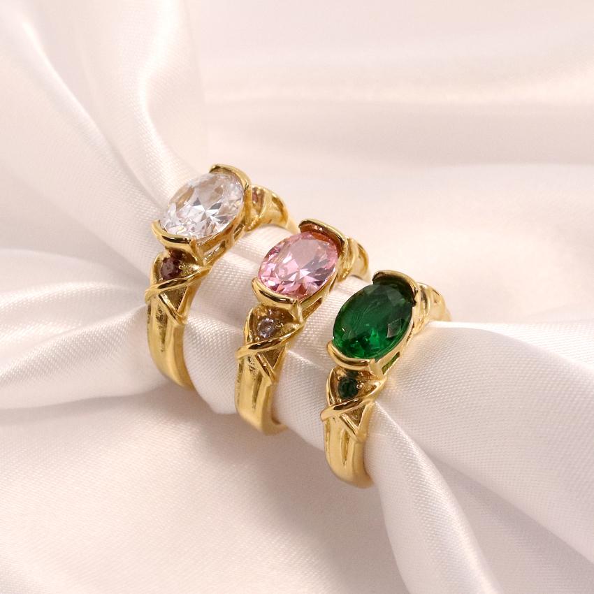 Minos новый дизайн кольца из нержавеющей стали золото 18k водонепроницаемый без потускнения розово-зеленый прозрачный камень винтажные кольца с драгоценными камнями для
Minos новый дизайн кольца из нержавеющей стали золото 18k водонепроницаемый без потускнения розово-зеленый прозрачный камень винтажные кольца с драгоценными камнями для