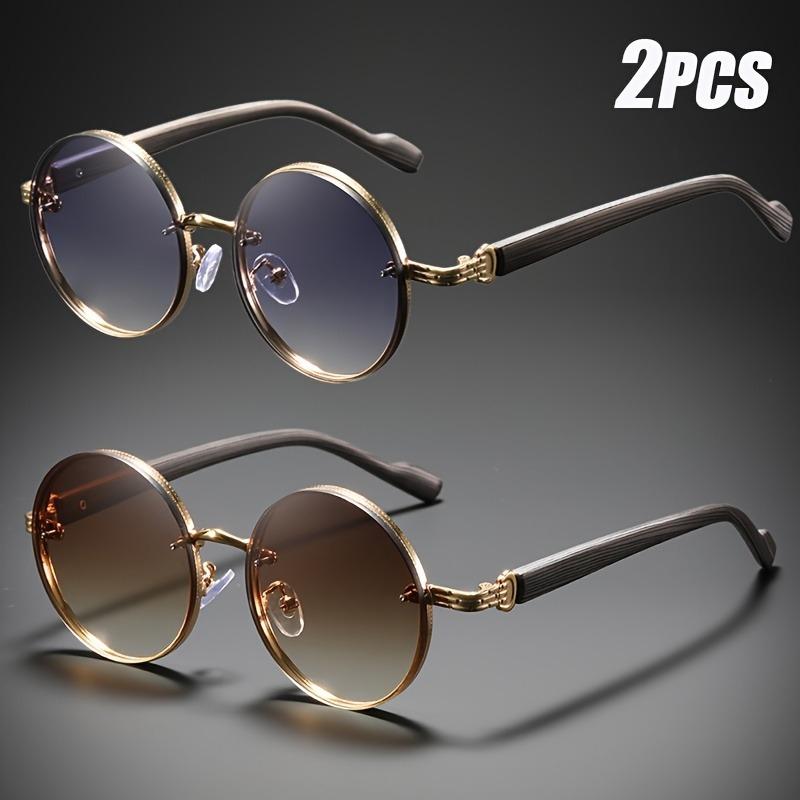 2 Pack Retro Classic Personalized Round Punk Metal Fashionable Glasses Suitable for Street Photography and Birthday Gifts
2 Pack Retro Classic Personalized Round Punk Metal Fashionable Glasses Suitable for Street Photography and Birthday Gifts