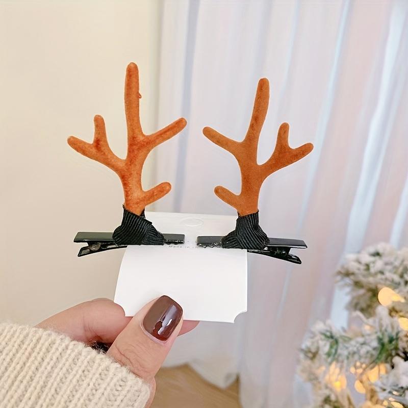 Christmas Antler Plush Clip Cartoon Cute Hair Accessories for Women, Perfect Holiday Party Accessory and Ideal Gift for Friends
Christmas Antler Plush Clip Cartoon Cute Hair Accessories for Women, Perfect Holiday Party Accessory and Ideal Gift for Friends
