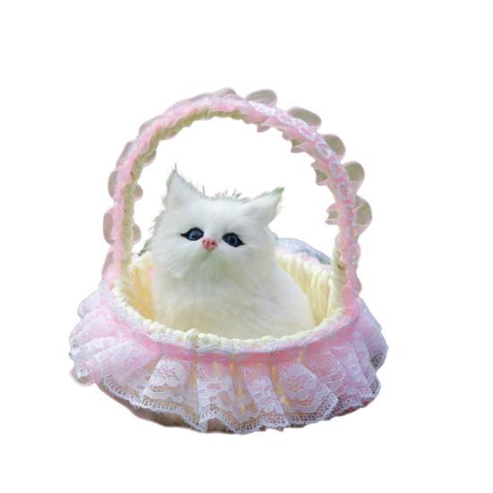 Декоративная фигурка Украшение Трехмерная имитация Корзина Модель кошки для витрины розовый
Декоративная фигурка Украшение Трехмерная имитация Корзина Модель кошки для витрины розовый