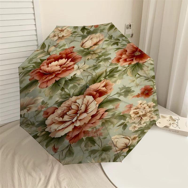 1PC Floral Pattern Flowers Umbrella-8-Rib Reinforced, Automatic Open, Lightweight & Durable, Fashion Accessory for Outdoor-D400
1PC Floral Pattern Flowers Umbrella-8-Rib Reinforced, Automatic Open, Lightweight & Durable, Fashion Accessory for Outdoor-D400