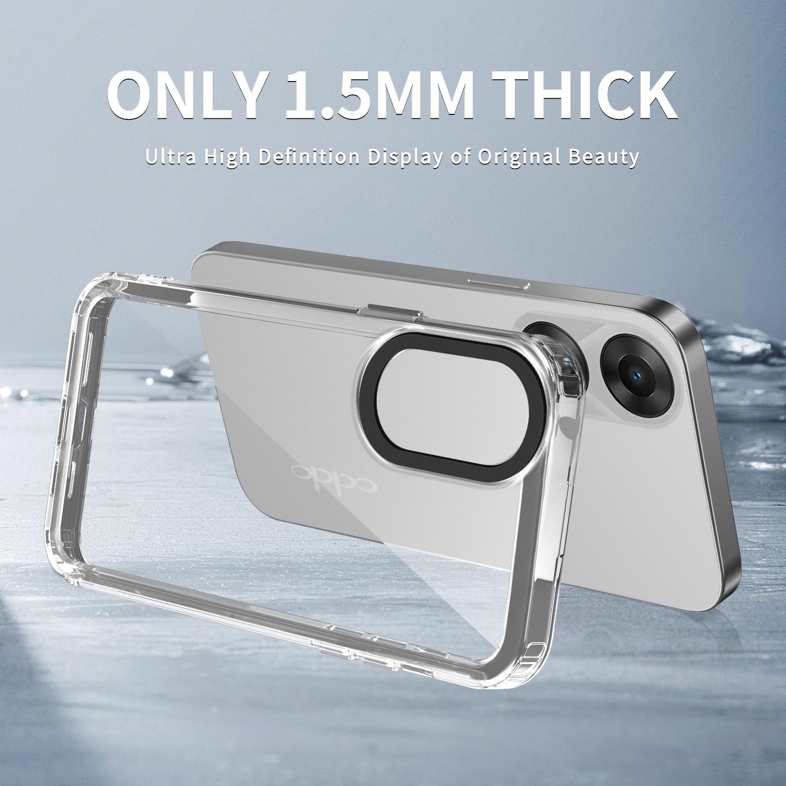 For Oppo A58 5G/A78 5G Clear Cases Anti-Scratch PC+TPU Phone Cover Transparent Black
For Oppo A58 5G/A78 5G Clear Cases Anti-Scratch PC+TPU Phone Cover Transparent Black