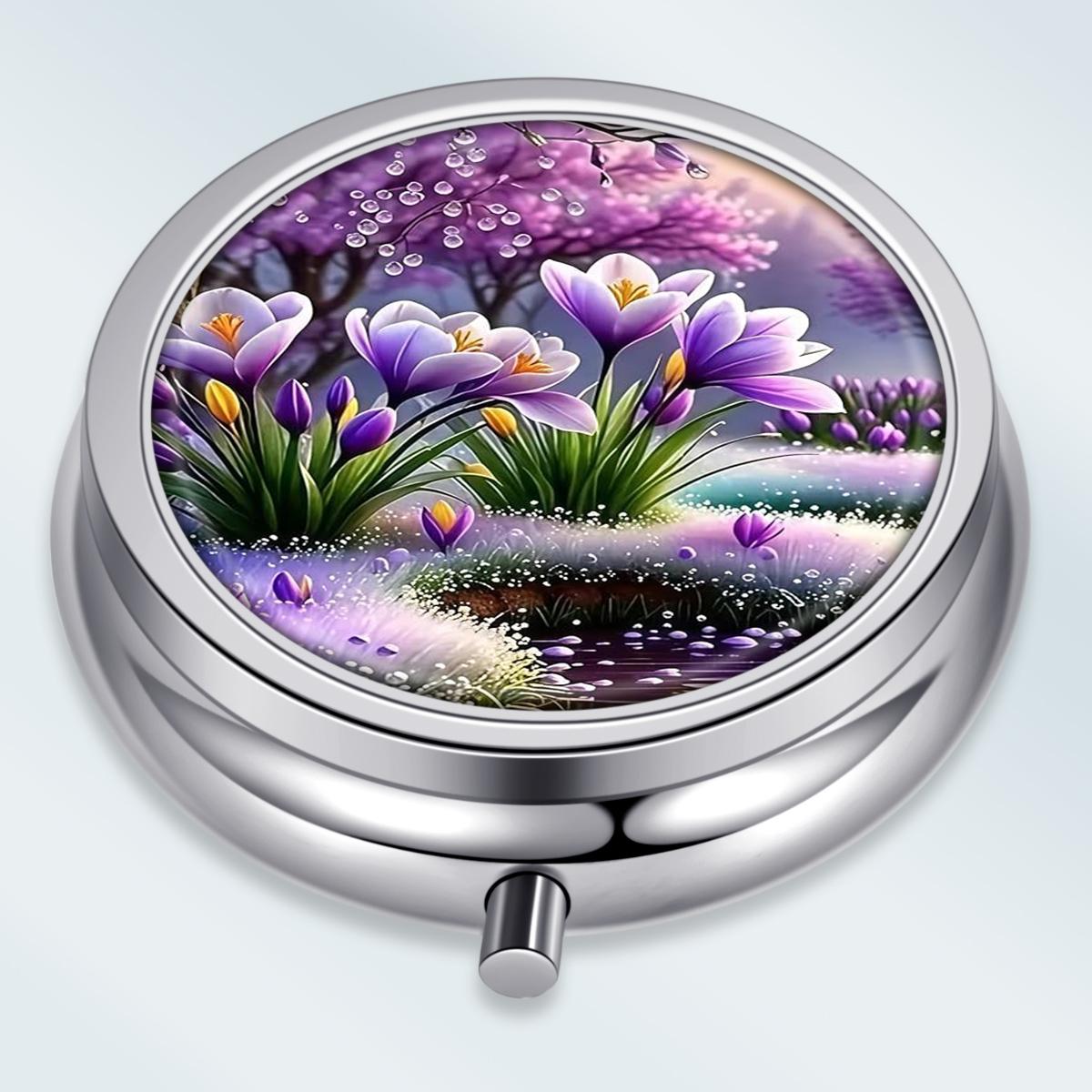 Portable Pill Box with 3 Compartments, Mini Metal Medicine Organizer Case, Cute Printed Pill Container for Vitamins, Pills, Jewelry, Travel, Daily Use разноцветный
Portable Pill Box with 3 Compartments, Mini Metal Medicine Organizer Case, Cute Printed Pill Container for Vitamins, Pills, Jewelry, Travel, Daily Use разноцветный