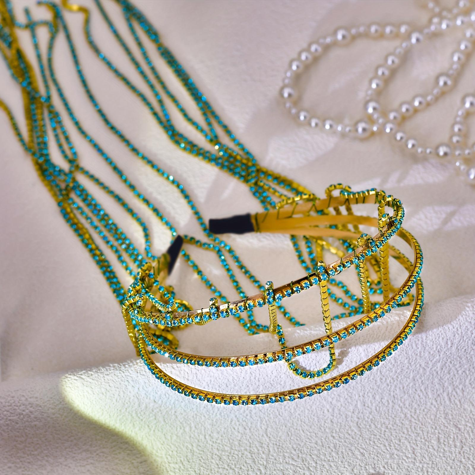 Винтажная сверкающая декоративная цепочка на голову, длинный обруч для волос с кисточкой, элегантные парикмахерские аксессуары для женщин и девочек, праздничный банкет One Size Fits All
Винтажная сверкающая декоративная цепочка на голову, длинный обруч для волос с кисточкой, элегантные парикмахерские аксессуары для женщин и девочек, праздничный банкет One Size Fits All