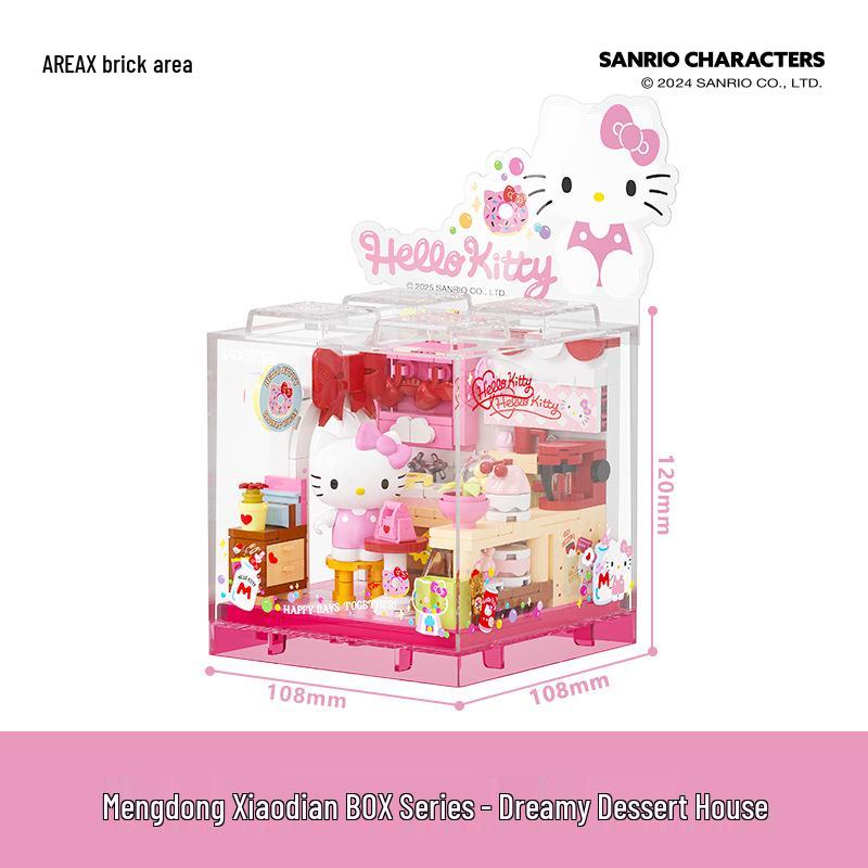 Кирпичный район Sanrio Hello Kitty Уличный вид Конструктор с пылезащитной крышкой, Совместимый с LEGO для детей - Модель AB0070-75
Кирпичный район Sanrio Hello Kitty Уличный вид Конструктор с пылезащитной крышкой, Совместимый с LEGO для детей - Модель AB0070-75