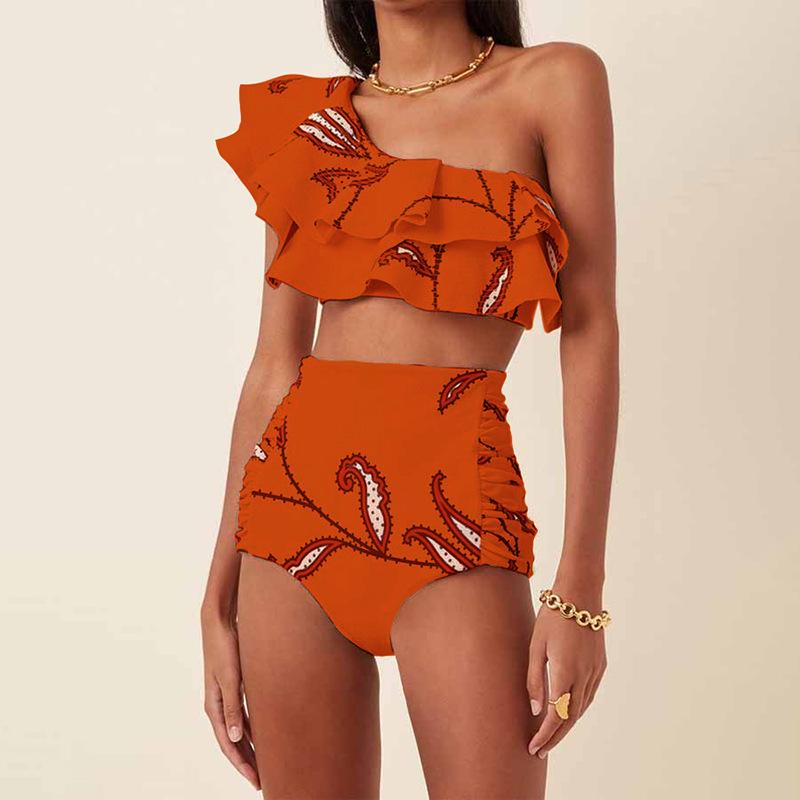 Bikini Ruffle One-Shoulder Swimsuit - European & American Style, Women s Two-Piece XX-Large бежевый
Bikini Ruffle One-Shoulder Swimsuit - European & American Style, Women s Two-Piece XX-Large бежевый
