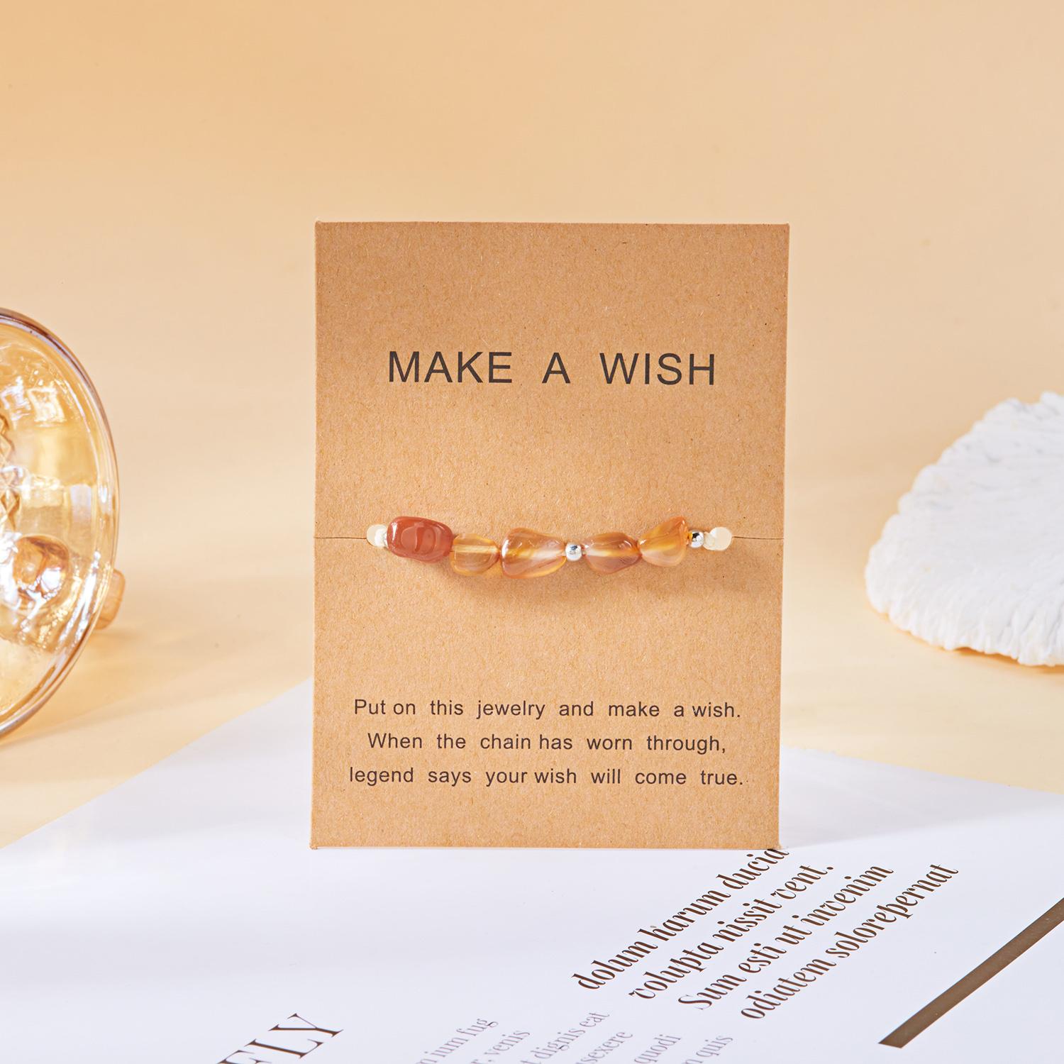 Handmade Natural Stone Rope Braided Bracelet for Women Fashion Handwoven Lace-up Chain Wish Card Zircon Birthday Party BFF Gift
Handmade Natural Stone Rope Braided Bracelet for Women Fashion Handwoven Lace-up Chain Wish Card Zircon Birthday Party BFF Gift