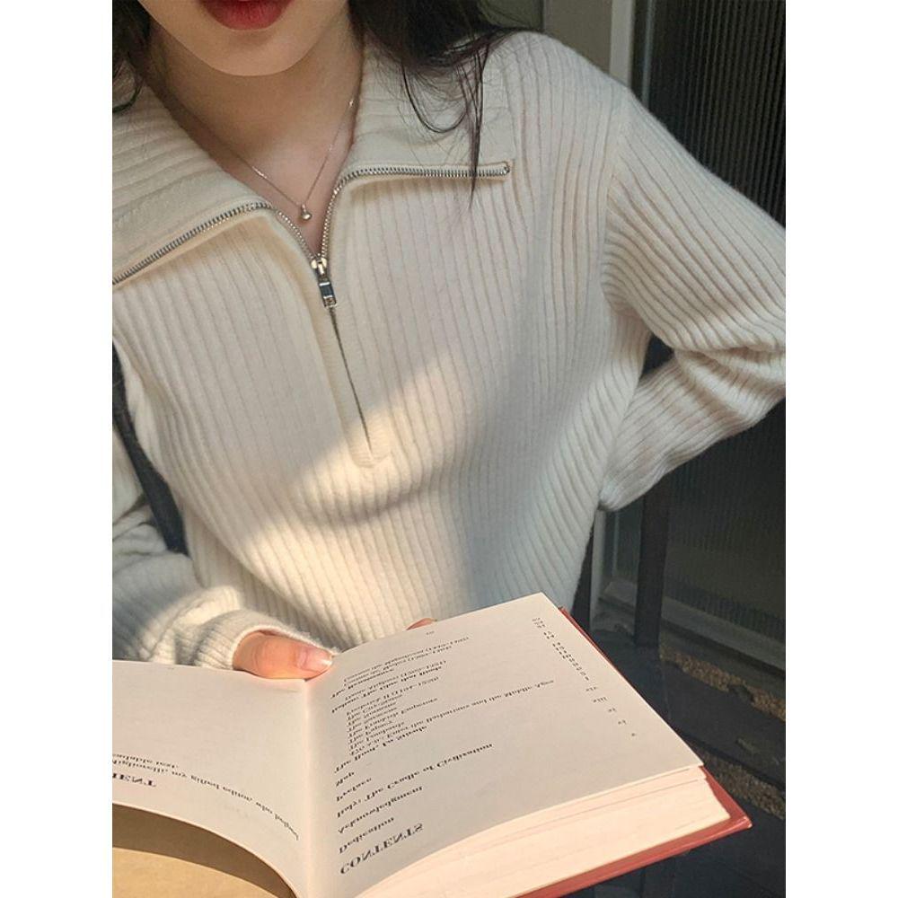 Autumn/Winter 2025 Women s Fashionable Zipper Sweater Knitwear - Loose Fit Outerwear Top One Size
Autumn/Winter 2025 Women s Fashionable Zipper Sweater Knitwear - Loose Fit Outerwear Top One Size