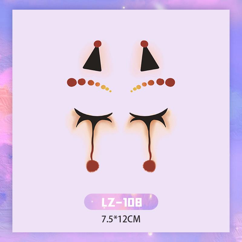 New Year s Eve Cute Face Stickers: Heart Blush and Temporary Tattoos for Girls Multiple Specifications
New Year s Eve Cute Face Stickers: Heart Blush and Temporary Tattoos for Girls Multiple Specifications