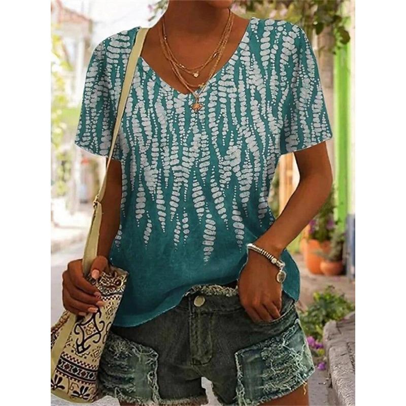 Women s Floral Graphic V Neck T Shirt, Short Sleeve Casual Regular Tops, Daily Outfit Multi Colors for Spring & Summer XL
Women s Floral Graphic V Neck T Shirt, Short Sleeve Casual Regular Tops, Daily Outfit Multi Colors for Spring & Summer XL