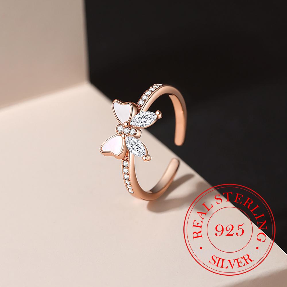 925 Sterling Silver Jewelry 18K Gold Plated Crystal Butterfly Finger Rings for Women Wedding Party Jewelry for Girls Friend Gift resizable
925 Sterling Silver Jewelry 18K Gold Plated Crystal Butterfly Finger Rings for Women Wedding Party Jewelry for Girls Friend Gift resizable